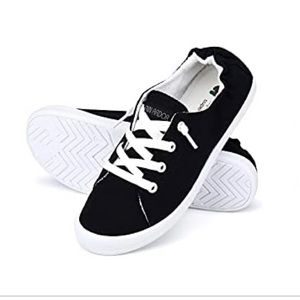 New- JENN ARDOR women’s low top slip on sneakers(black)